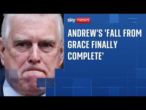 Andrew’s ‘fall from grace finally complete’ as he loses ‘prince’ title and Royal Lodge