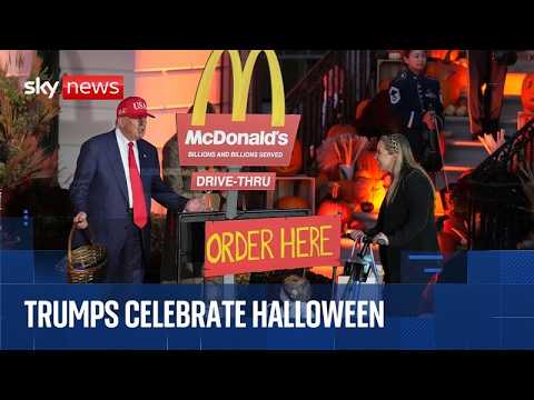 Trump and Melania host Halloween celebration