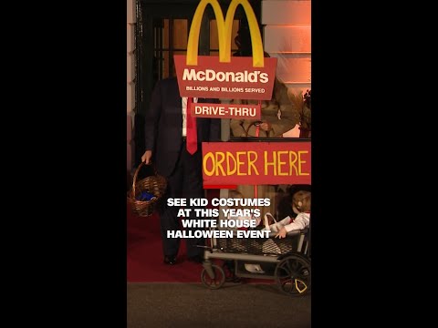 See kid costumes at this year’s White House Halloween event