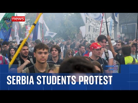 Meet the students fighting Serbia’s government one year on from Novi Sad disaster