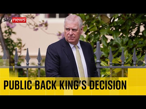 Poll shows majority of public back King’s action against Andrew