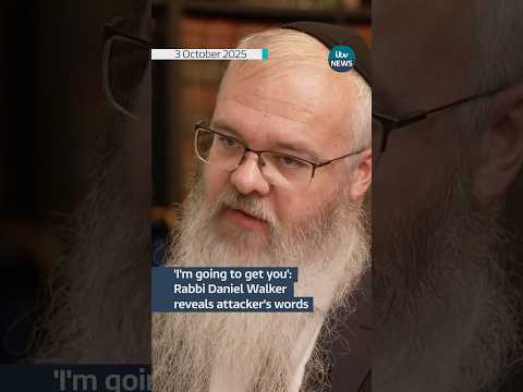 ‘I’m gonna get you’: Rabbi recalls moment attacker tried to force his way into Manchester synagogue