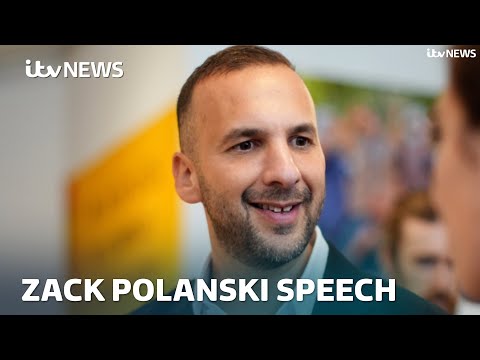 Watch LIVE : Green leader Zack Polanski makes his first party conference speech | ITV News