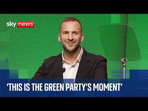 Green Party leader speaks at annual conference
