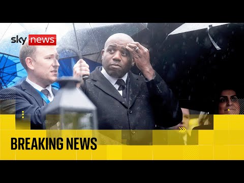 David Lammy heckled at Manchester synagogue attack vigil | Sky News coverage