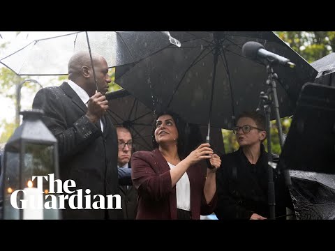 Manchester Jewish community holds vigil after synagogue attack – watch live