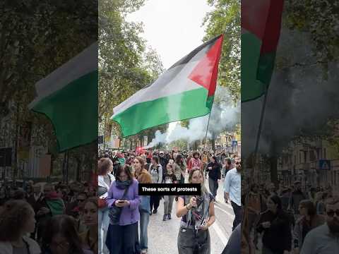 Thousands protest across Italy over Gaza