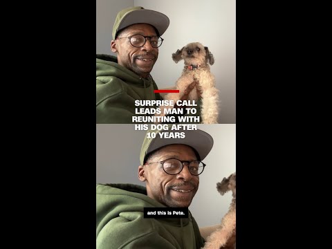 Surprise call leads man to reuniting with his dog after 10 years