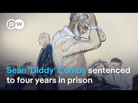 What was the reaction of Combs and his entourage to the verdict? | DW News