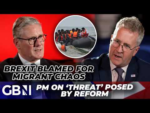 ‘These are FARAGE BOATS!’ | Keir Starmer pins blame for immigration crisis on Nigel Farage
