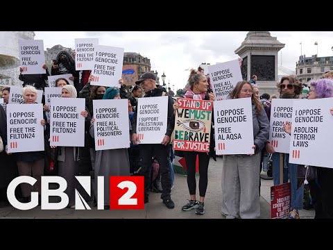 WATCH: Protesters show support for Palestine Action at London demonstration