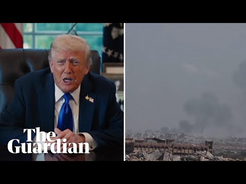 Airstrikes in Gaza after Hamas partially accepts Trump’s ultimatum