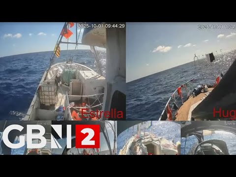 WATCH: Humanitarian aid Sumud flotilla sails towards Gaza