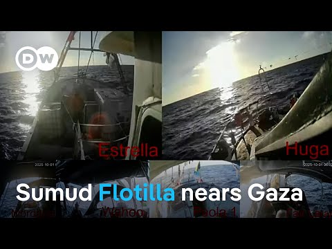 Live: ‘Global Sumud Flotilla’ carrying aid and activists nears Gaza | DW News