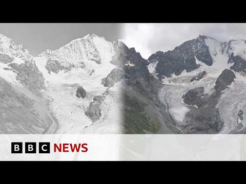 How Switzerland’s glaciers have rapidly declined | BBC News
