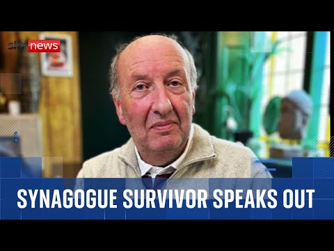 Man who helped barricade Manchester synagogue says attacker was ‘monster’ who ‘tried every door’
