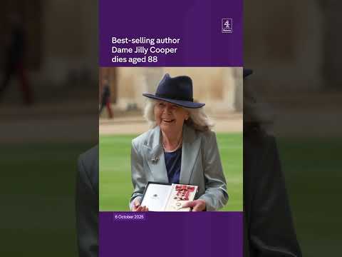 Author Dame Jilly Cooper dies
