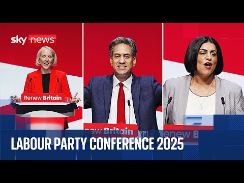 Emma Reynolds, Ed Miliband and Shabana Mahmood address Labour Party conference 2025