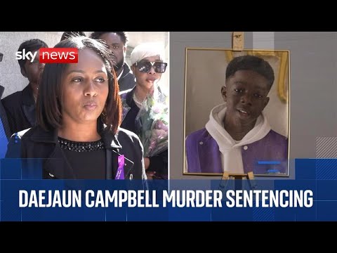 Two teenagers jailed over machete killing of 15-year-old Daejaun Campbell in southeast London