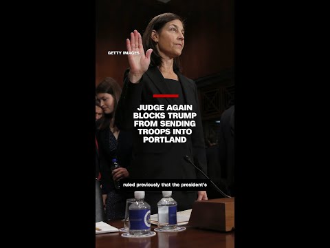 Judge again blocks Trump from sending troops into Portland