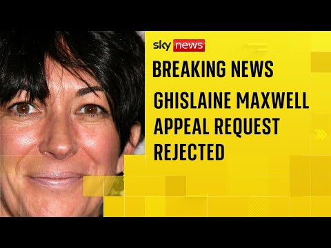 Ghislaine Maxwell: US Supreme Court rejects appeal request