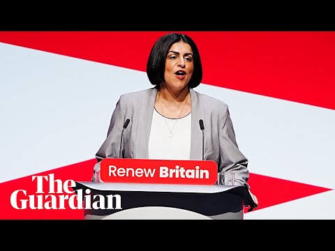 Shabana Mahmood speaks at final day of Labour party conference – watch live