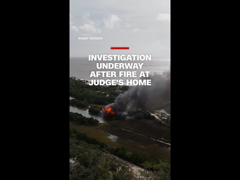 Investigation underway after fire at judge’s home