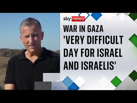 Sky News reports from Israeli community attacked by Hamas on 7 October