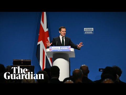 Robert Jenrick gives speech at the Conservative party conference – watch live