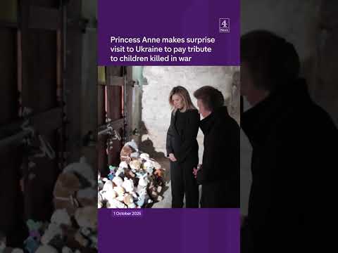 Princess Anne’s surprise visit to Ukraine