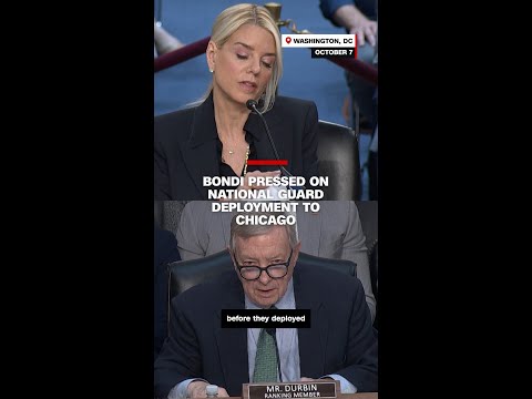 Bondi pressed on National Guard deployment to Chicago