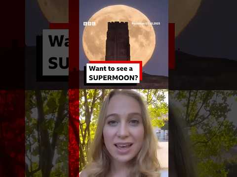 Here is how to catch a glimpse of the supermoon. #BBCNews