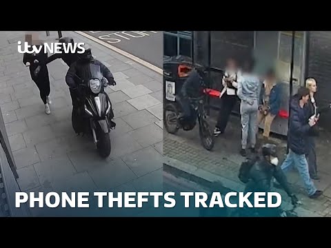 Gang busted after allegedly smuggling 40,000 stolen phones from the UK to China | ITV News