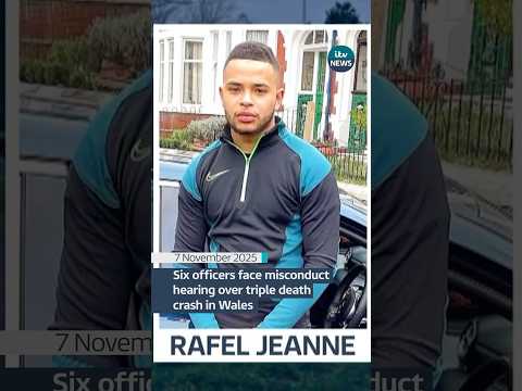 Six police officers to face misconduct hearings over Cardiff crash that left three dead #shorts