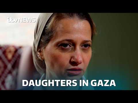 Mother in the UK separated from her daughters who remain stranded in Gaza | ITV News