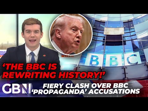 Heated clash over Donald Trump’s targeting of BBC over impartiality SCANDAL – ‘Rewriting history!’