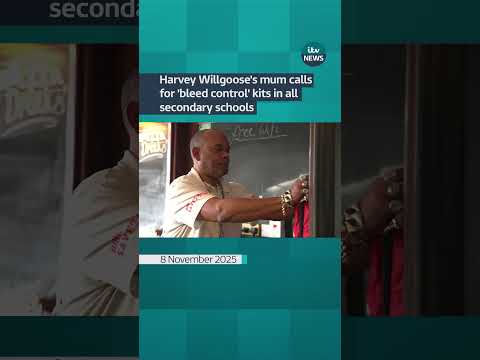 Harvey Willgoose’s mum calls for ‘bleed control’ kits in all secondary schools #itvnews #news