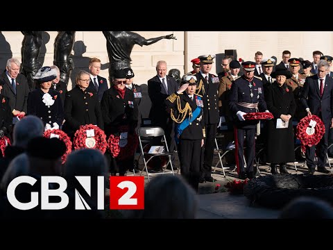 WATCH: Remembrance Sunday service at the National Memorial Arboretum