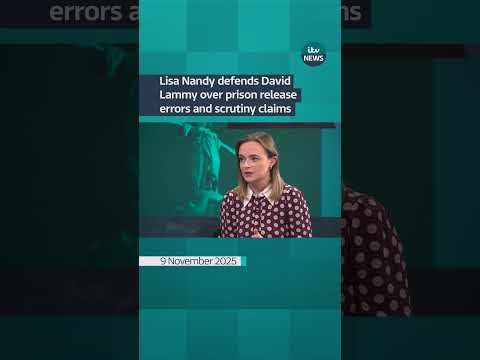 Lisa Nandy defends David Lammy over prison release errors and scrutiny claims #itvnews #news