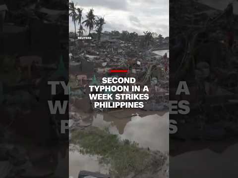 Second typhoon in a week strikes Philippines