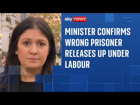 We’re ‘gripping’ prisons crisis, minister says – and confirms wrong releases up under Labour