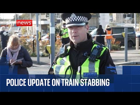 Police update on train stabbing