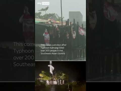 Philippines battered by Super Typhoon