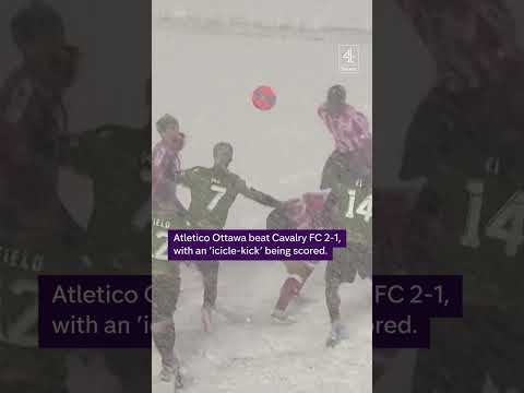 Blizzard-hit football final in Canada