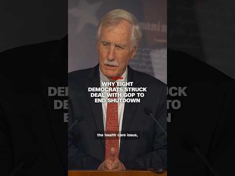 Why eight Democrats struck deal with GOP to end shutdown