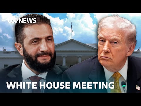 Watch LIVE: Trump meets Syrian president Ahmed Al Sharaa at White House | ITV News