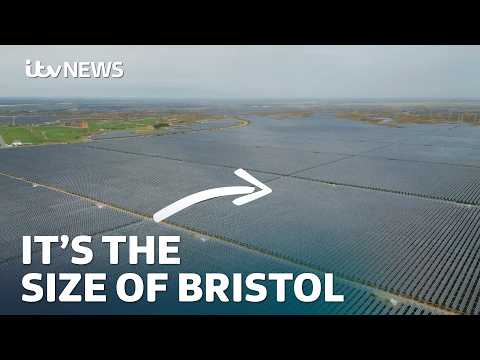 How China is building solar farms bigger than UK cities | ITV News