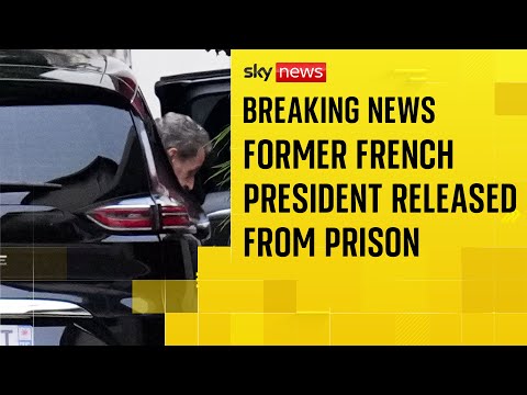 Nicolas Sarkozy arrives home after release from prison