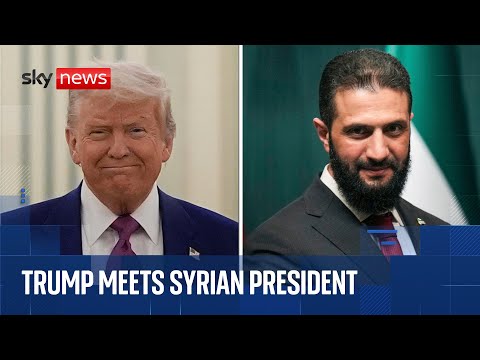 Live outside White House as Trump welcomes president of Syria to the White House