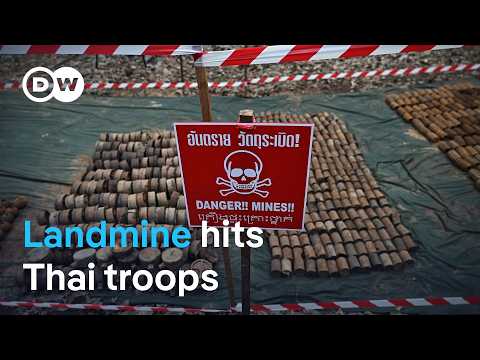 Thailand suspends truce with Cambodia after troops injured by landmine blast | DW News